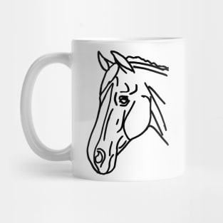 horse head Mug